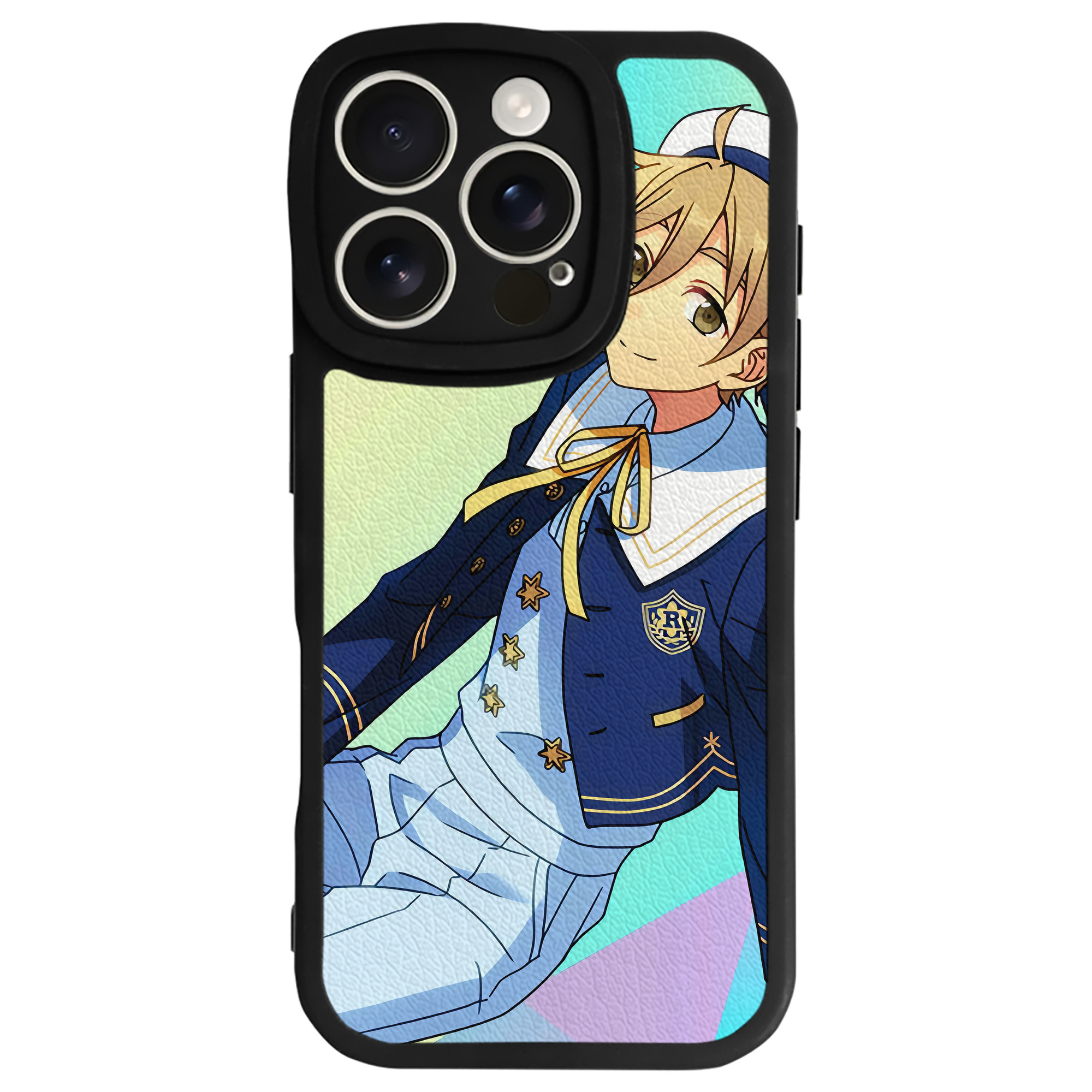 （画像用） あんさんぶるスターズ! Ensemble Stars 【iPhone 16シリーズ対応】シリコンスマホケース（レザー調） 材質：シリコン